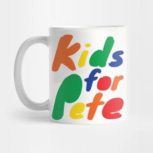 Kids for Pete, #kidsforpete is trending as the swell for Mayor Pete Buttigieg grows. Mug